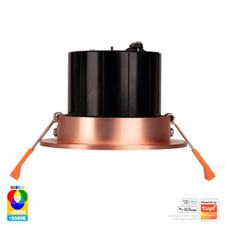 Havit HV5512RGBCW-CP Prime Copper Coloured Tilt RGBCW WIFI LED Downlight