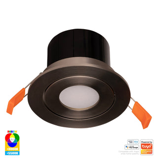 Havit HV5512RGBCW-NK Prime Nickel Coloured Tilt RGBCW WIFI LED Downlight