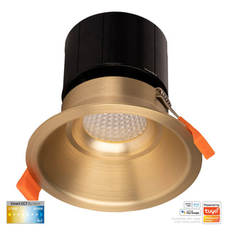 Havit HV5514CCT-BR Prime Brass Coloured Fixed Deep CCT WIFI LED Downlight