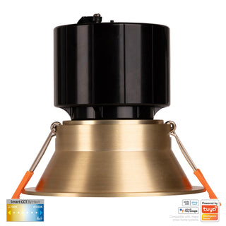 Havit HV5514CCT-BR Prime Brass Coloured Fixed Deep CCT WIFI LED Downlight