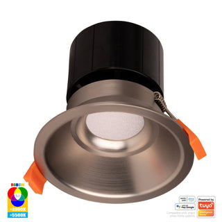 Havit HV5514RGBCW-NK Prime Nickel Coloured Fixed Deep RGBCW WIFI LED Downlight