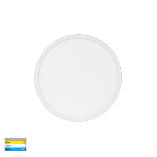 Havit HV5876T-WHT Slim White 16w LED Ceiling Mounted Oyster Light