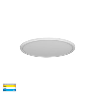 Havit HV5876T-WHT Slim White 16w LED Ceiling Mounted Oyster Light
