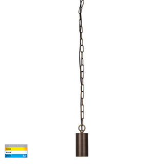 Havit HV5902T-AB-240V | HV5902T-AB-12V - Tivah Antique Brass LED Pendant