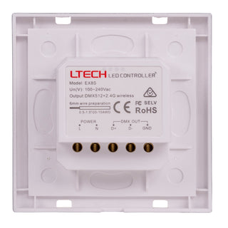 Havit HV9101-EX8S RGBC or RGBW Zone RF LED Strip Touch Panel Controller