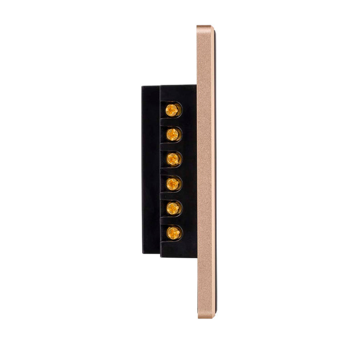 Havit HV9220-4 Wifi 4 Gang Black with Gold Trim Wall Switch