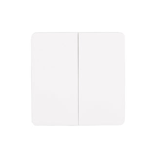 Havit HV9262 Two Gang White Wireless Self Powered Wall Switch