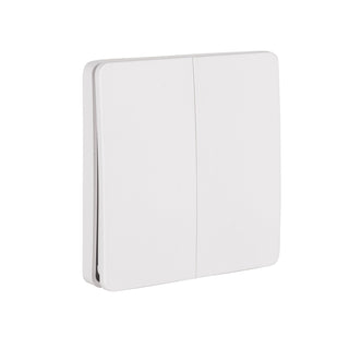 Havit HV9262 Two Gang White Wireless Self Powered Wall Switch