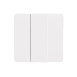 Havit HV9263 Three Gang White Wireless Self Powered Wall Switch
