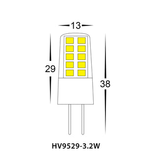 Havit HV9523-3.2W-HV9529-3.2W 3.2w G4 LED Bi Pin Globe
