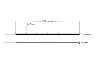 Havit HV9762 IP20 480 RGB 15w IP20 COB RGB LED Strip