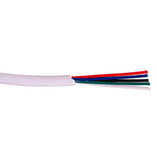 Havit HV9992 5 Core RGBC or RGBW cable with White Outer Sheathing