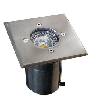CLA Mr16 Inground Up Light IP67 Square 316 Stainless Steel Faceplate