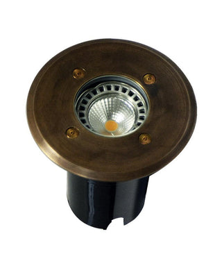 CLA Mr16  Inground Up Lights IP67 Round Solid Brass Faceplate