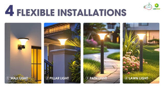 Toongabbie LSDSPL Diamond Pillar Light Solar LED
