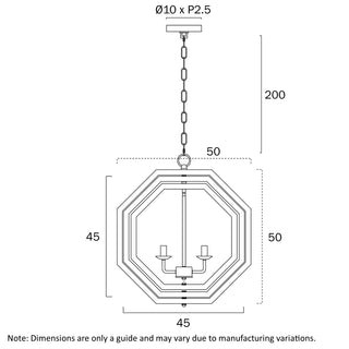 Telbix Indio 4 Light Pendant