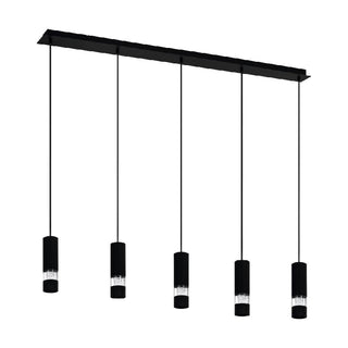 Eglo Lighting Bernabeta 5x5W Led 4000K Black Pendant Light