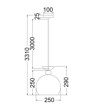 CLA Kansi Interior Wine Glass Shape Pendant Lights