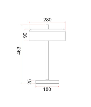 CLA Kello Interior Drum Shade Table Lamps