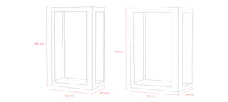Martec Kent 1 Light E27 Brass Flush Wall Exterior