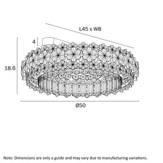 Telbix Landis Ctc50 Crystal Pendant