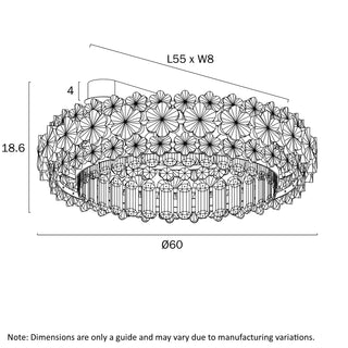 Telbix Landis Ctc60 Crystal Pendant