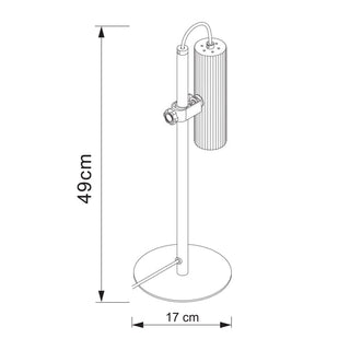 Lexi Tara Table Lamp With Adjustable Head