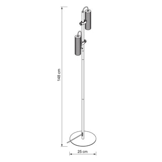 Lexi Tara Floor Lamp With Adjustable Head