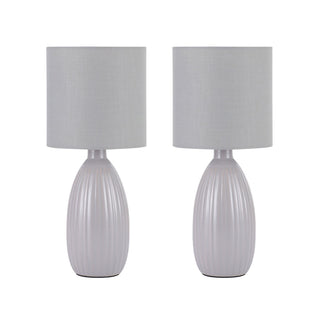 Lexi Nora Ceramic Table Lamp Set of 2