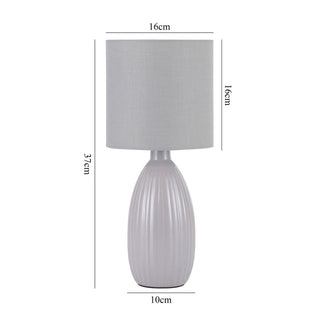 Lexi Nora Ceramic Table Lamp Set of 2