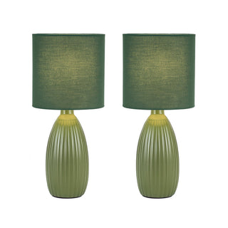 Lexi Nora Ceramic Table Lamp Set of 2