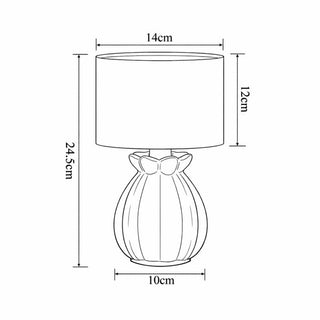 Lexi Blossom Ceramic Table Lamp | Set of 2