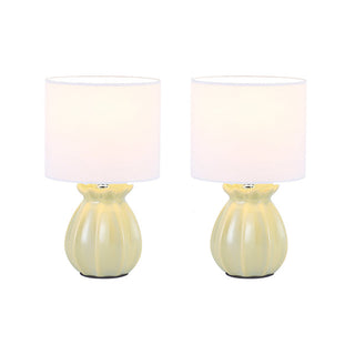 Lexi Blossom Ceramic Table Lamp | Set of 2