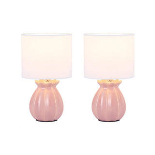 Lexi Blossom Ceramic Table Lamp | Set of 2