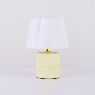 Lexi Miri Ribbon Bow Ceramic Table Lamp