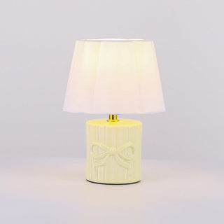 Lexi Miri Ribbon Bow Ceramic Table Lamp
