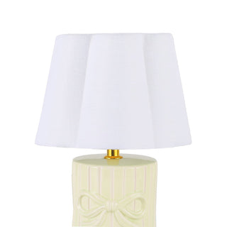 Lexi Miri Ribbon Bow Ceramic Table Lamp
