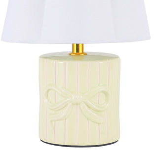 Lexi Miri Ribbon Bow Ceramic Table Lamp
