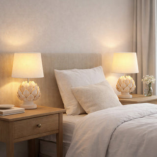 Lexi Tasha Artichoke Ceramic Table Lamp | Set of 2