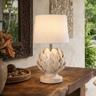 Lexi Tasha Artichoke Ceramic Table Lamp | Set of 2