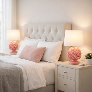 Lexi Tasha Artichoke Ceramic Table Lamp | Set of 2