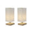 Clearance - Lexi Set of 2 Mano Square Table Lamp