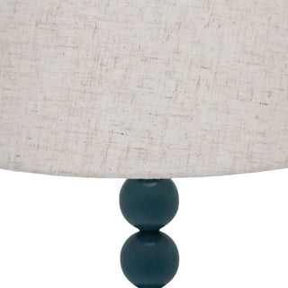 Lexi Pearl Orb Floor Lamp Cyan