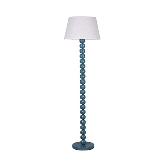 Lexi Pearl Orb Floor Lamp Cyan