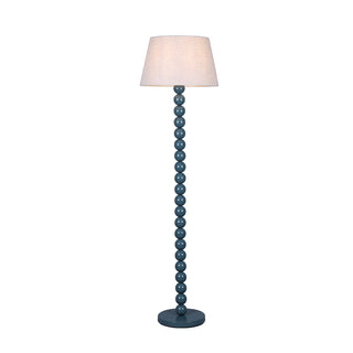 Lexi Pearl Orb Floor Lamp Cyan