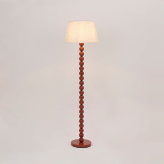 Lexi Pearl Orb Floor Lamp Rust