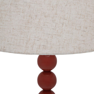 Lexi Pearl Orb Floor Lamp Rust