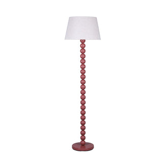 Lexi Pearl Orb Floor Lamp Rust
