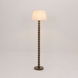 Lexi Pearl Orb Floor Lamp Toffee