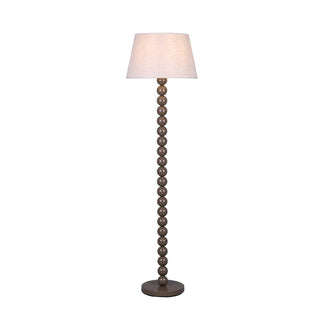 Lexi Pearl Orb Floor Lamp Toffee